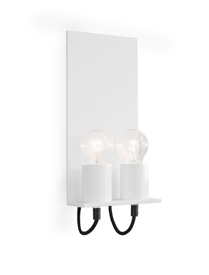 Trijnie white wall lamp designed by Piet Boon