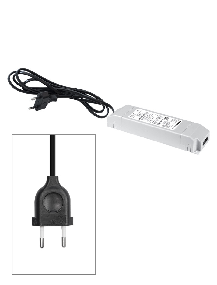 DRIVER not dimmable 24VDC 50W EURO PLUG