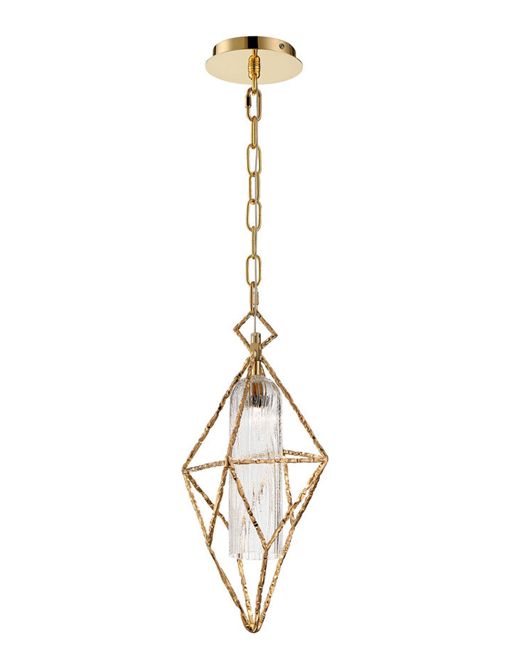 ICICLE hanging lamp S E27 1-light gold - Hanglampen
