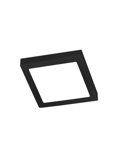 TACHION ceiling light 10W square black