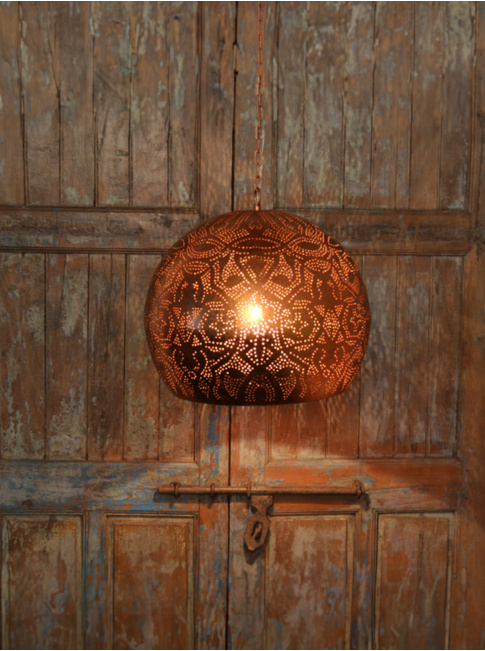 Filigrain hanging lamp E27 d: 40 cm