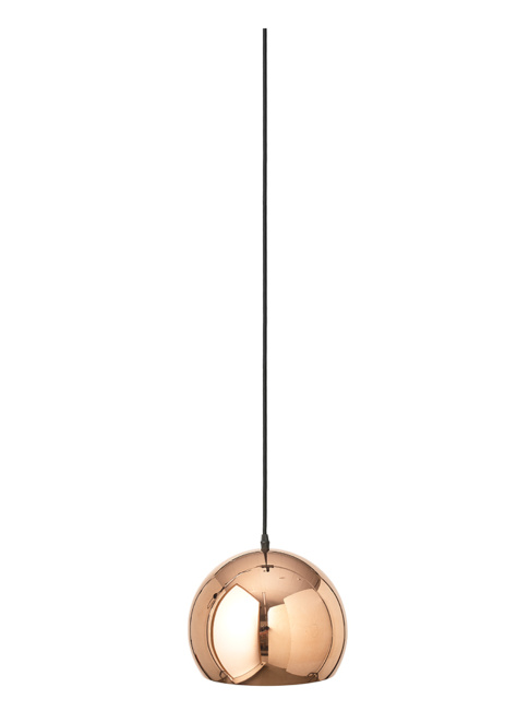 DOT hanglamp koper Designed By Peter Kos. Licht beschadigde versie