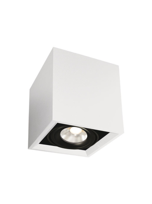 SQUARE ON surface-mounted luminaire 1-light white