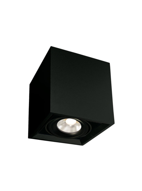 SQUARE ON surface-mounted luminaire 1-light DALI black