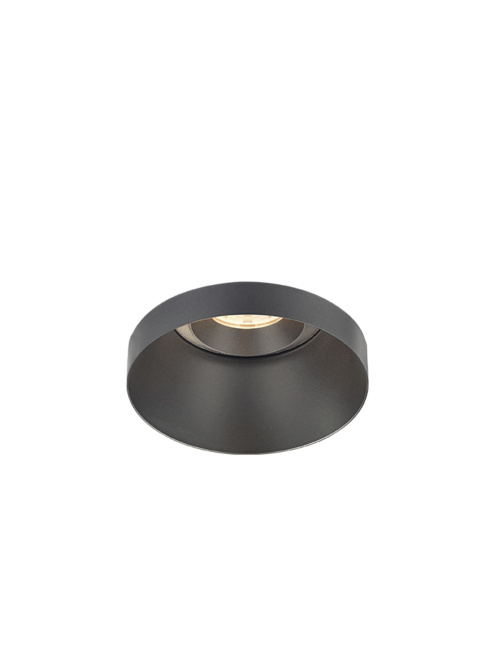 Elba fix 35 inbouwspot gunmetal ontworpen door Eric Kuster