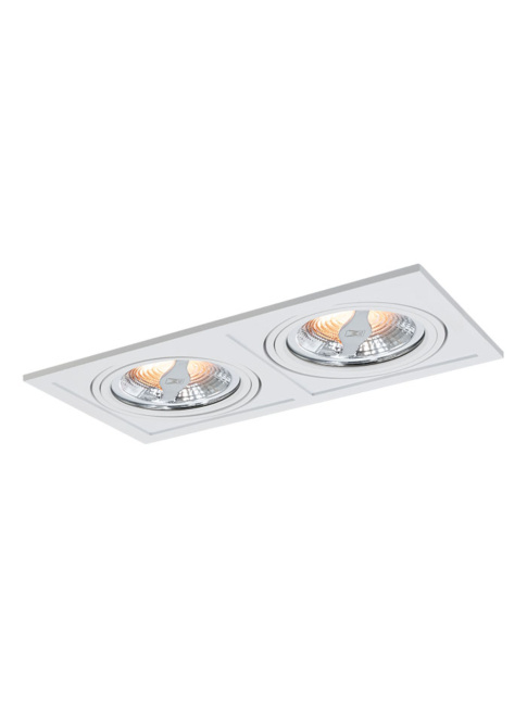 TROY 70 recessed luminaire 2-light white