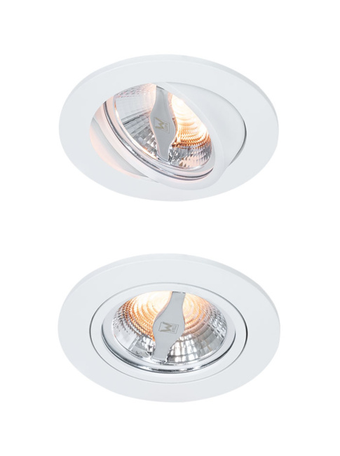 DISCUS 70 recessed luminaire white