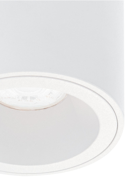 Flare 50 Round plafondlamp wit ontworpen door Mariska Jagt - Opbouwspots