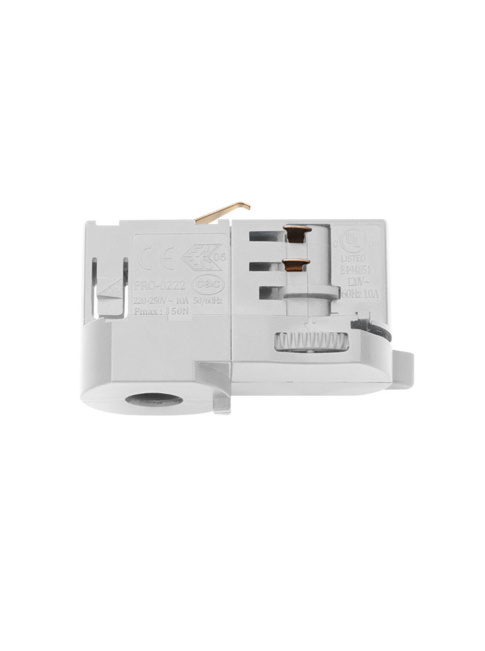 MAR-TRACK 3-phase electrical adapter white low model - Railverlichting