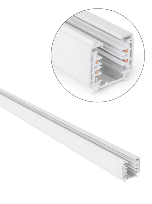 MAR-TRACK 3-phase rail 1m white