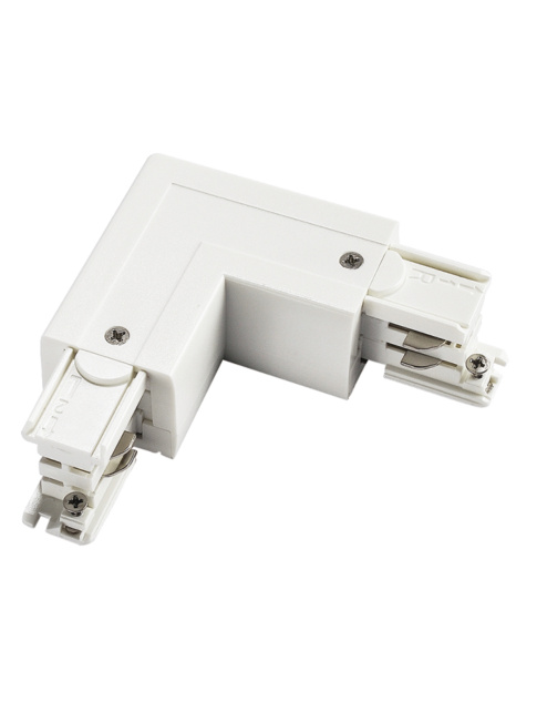 MAR-TRACK 3-phase turn 90ø right white - Railverlichting