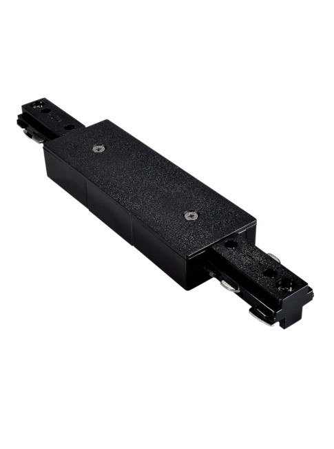ONE-TRACK 1-phase center connector black - Railverlichting