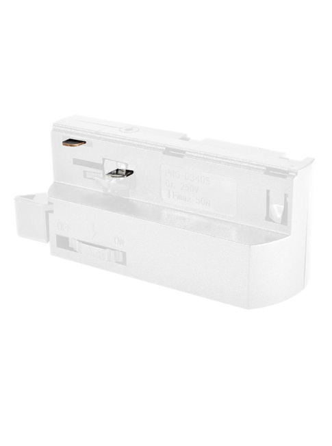 ONE-TRACK 1-phase electrical adapter white - Railverlichting
