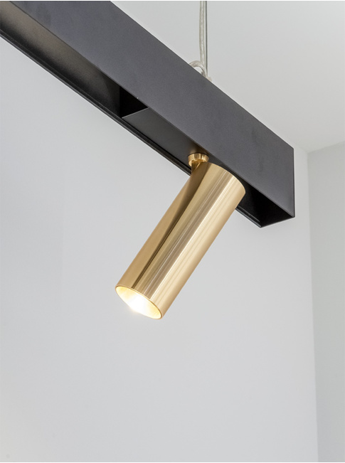 FORZATRACK SOLE 50 1-lichts messing - Railverlichting