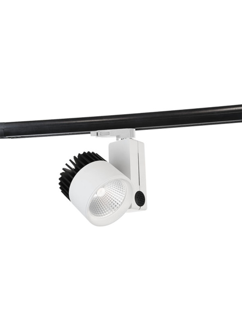 PREDATOR 3-phase DALI rail spotlight 40ø white - Railverlichting