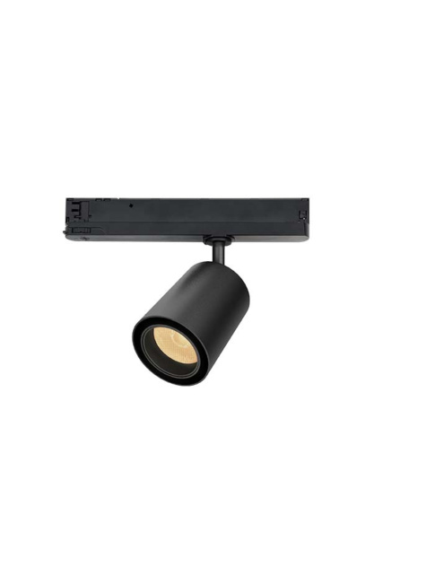 Expo rail spot for 3-phase rail 28W 36° 3000K black triac dimmable