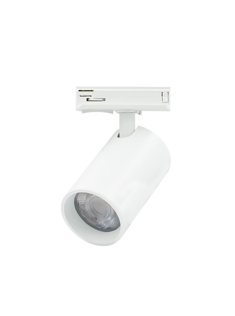 Tribe track small 1-phase rail spot white designed by Piet Boon