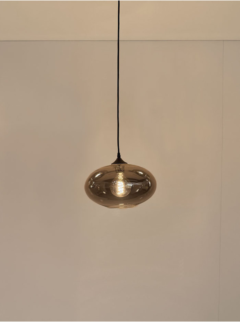 Moreno hanglamp 1-lichts smoke d:320 h:190mm
