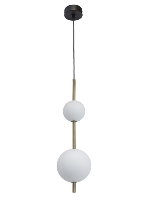 Pearl pendant 1-light 6W bronze designed by Herman Peters