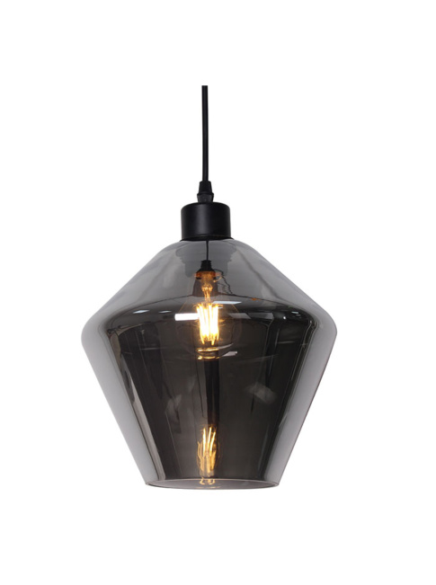 Icosa hanglamp d:22,5cm h:21,5cm smoke