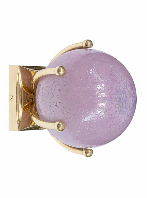 Gems ring wall lamp G9 lilac designed by RA studio