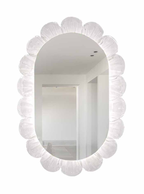 Mirror glass shell clear 25W IP44 mirror designed by RA Studio