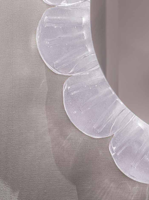 Mirror glass shell clear 25W ip44 mirror designed by RA studio