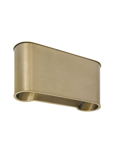 Hicks wide brass wall lamp designed by Hip Studio