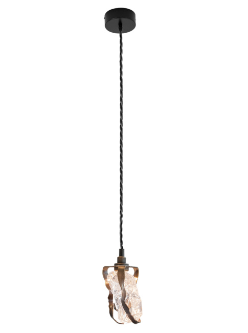 GLASS JEWEL hanglamp Small 1-lichts brons