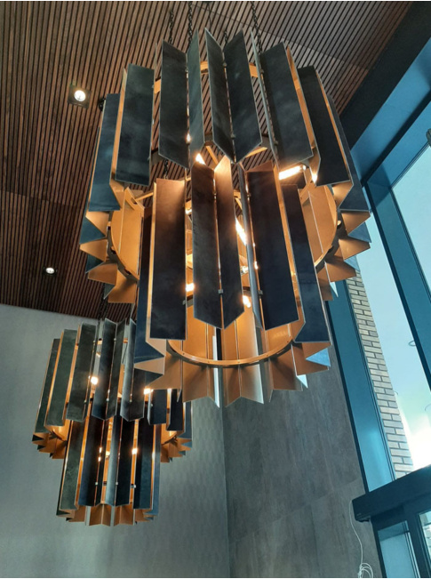 Duke double hanglamp 5-lichts ontworpen door Hip Studio - Hanglampen