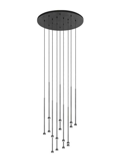 Bo hanging lamp 16L graphite designed by Grand & Johnson