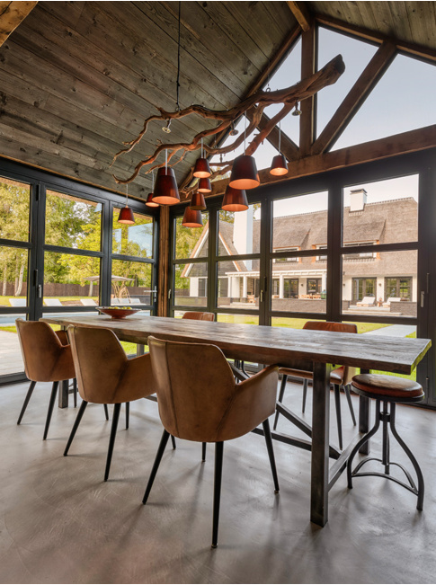 Oak hanglamp 16-lichts zwart ontworpen door Eric Kuster - Hanglampen
