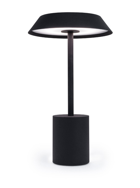 BISTRO black rechargeable table lamp