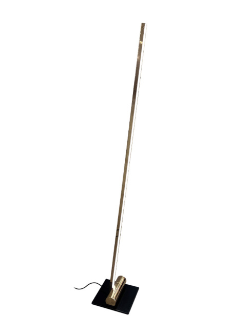POLE vloerlamp 22W messing - Vloerlampen
