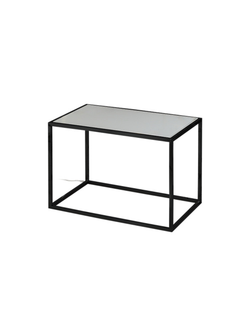 SINGLE CUBE tafellamp hoogte 40cm zwart