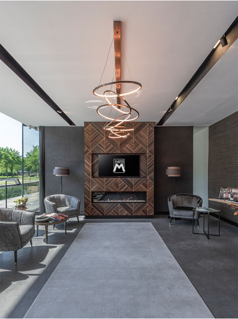 LUXURY pendant light 7-light brass - Hanglampen