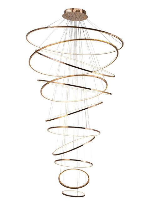 LUXURY hanglamp 11-lichts messing