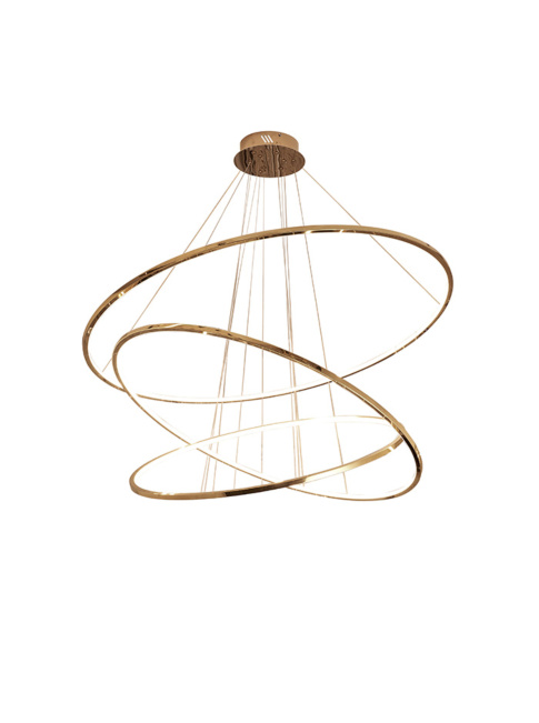 LUXURY pendant light 3-light brass