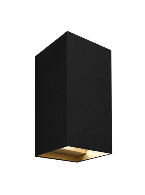 INLET wandlamp zwart/goud - Wandlampen
