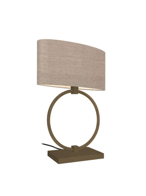 HAYWORTH table lamp E27 bronze with cord dimmer Designed By Eric Kuster