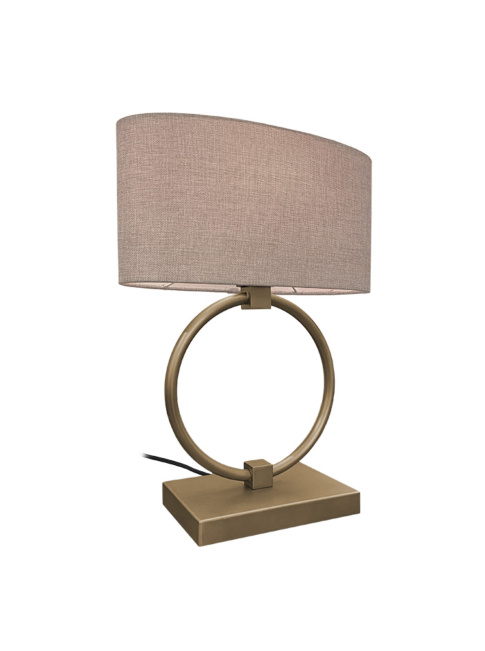 Hayworth table lamp E27 bronze with cord dimmer designed by Eric Kuster