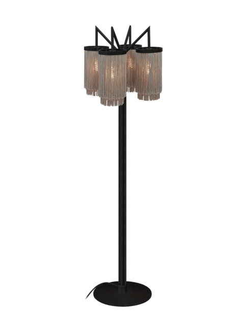 FRINGES black floor lamp Designed By Patrick Russ