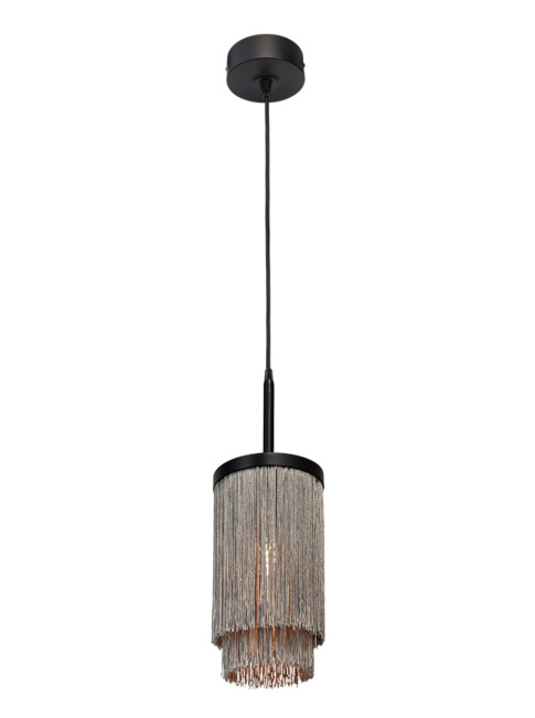 Fringes hanglamp d:16cm zwart ontworpen door Patrick Russ - Hanglampen