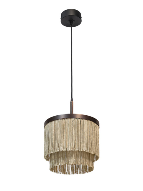 Fringes hanglamp d:30cm brons ontworpen door Patrick Russ