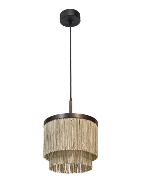 Fringes hanglamp d:30cm brons ontworpen door Patrick Russ - Hanglampen