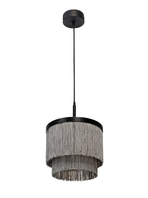 Fringes hanglamp d:30cm zwart ontworpen door Patrick Russ - Hanglampen