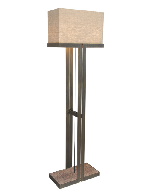 Piotello bronze floor lamp designed by Marcel Wolterinck