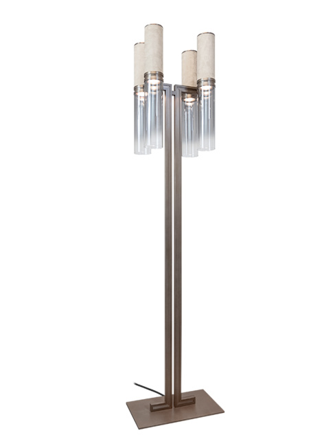 INFINITO 4-light bronze floor lamp Designed By Marcel Wolterinck