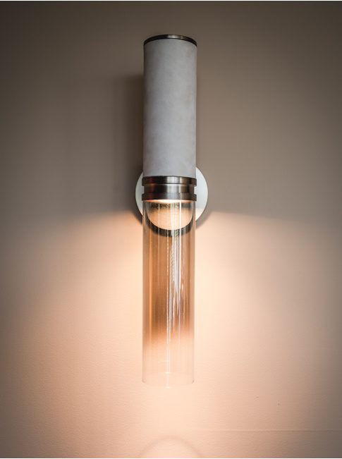 Infinito wandlamp brons ontworpen door Marcel Wolterinck
