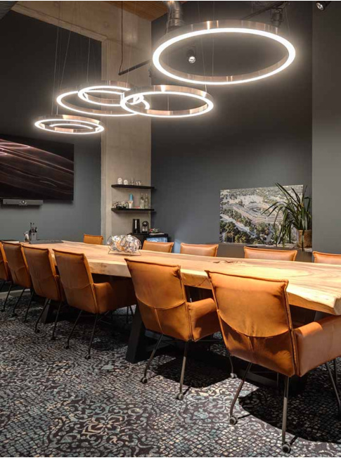 ZERO hanglamp 60cm 37W brons - Hanglampen